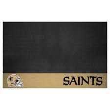 Fanmats New Orleans Saints 26 In X 42 In Grill Mat Black New Orleans Saints New Orleans Grilling