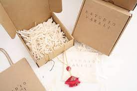 eco friendly packaging estudiovarali newpackaging selfpackaging textiljewelry pink saree h jewelry shipping materials near me