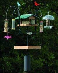 Just hang an old crumbled chandelier again on an aloft garden support and. The Two Best Bird Feeder Poles Squirrel Proof Sturdy Stylish Bird Watching Hq