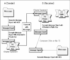 basic flow chart of digital signature activex components