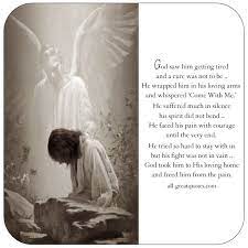 God broke our hearts to prove to us he only takes the best. God Saw Him Getting Tired And A Cure Was Not To Be