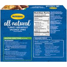 We have some fabulous recipe suggestions for you to attempt. Butterball All Natural Fully Cooked Turkey Breakfast Sausage Links 8 Oz Mariano S