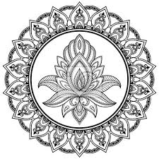 Hey guys, i've finally been able to make a video for you after so long. Ein Kreisformiges Muster In Form Eines Mandala Henna Tattoo Fototapete Fototapeten Folkloric Bohemien Arabeske Myloview De