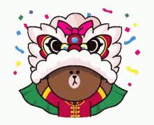 Trendy happy chinese new year with the ox vector. Chinese New Year Gifs Tenor