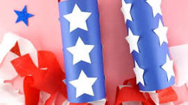 Patriotic Windsocks @ Western Carteret Branch Library