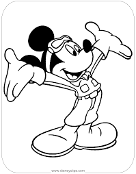 Download and print these mickey mouse head coloring pages for free. Mickey Mouse Coloring Pages Occupations Disneyclips Com