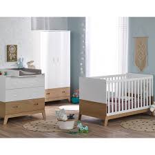 Votre chambre adulte complète au meilleur rapport qualité/prix c'est ici ! Ines Baby Room Evolving Baby Cot Dresser And Two Door Wardrobe