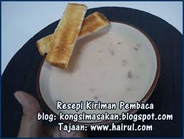 Cendawan dalam tin 1 kiub ayam lada hitam. Resepi Sup Cendawan Paling Sedap Chef Hairul Hissam