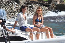 Mamma mia lily james shoots flirty scenes with josh dylan daily mail online. Lily James Jeremy Irvine Start Filming Mamma Mia 2 In Croatia