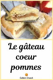Gateau Coeur Pommes La Recette Facile En 2020 Recette Patisserie Facile Gateau Au Pomme Moelleux Idee Recette Dessert