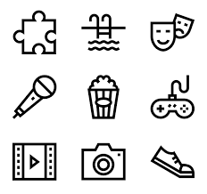 Hobbies and interest icons, hd png download. Hobbies Icon 139825 Free Icons Library