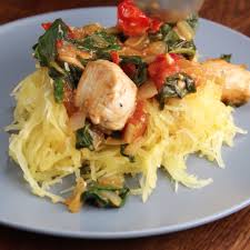Lemon Chicken Spaghetti Squash Recetas Cooking Recipes Chicken Spaghetti Squash Healthy Recipes