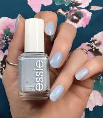 Essie Spring 2020 Livwithbiv In 2020 Natural Looking Nails Pastel Blue Nails Nail Polish