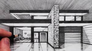 How To Draw A House In 1 Point Perspective Vanishing Point Youtube Just used the free version to plan our complete new house and it works fantastic! how to draw a house in 1 point perspective vanishing point