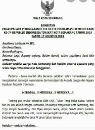 Contoh kalimat efektif dan kalimat tidak efektif kalimat merupakan bentuk bahasa yang diawali dan proklamasi menjadikan indonesia negara merdeka. Buatlah Tesk Pidato Dengan Menggunakan Kosa Kata Baku Dan Kalimat Efektif Dengan Tema Memperingati Brainly Co Id