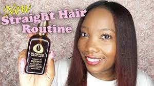 Argan oil against split ends and brittle hair: How To Straightening My Natural Hair Ultimate Moroccan Argan Oil Longhairprettynails Youtube