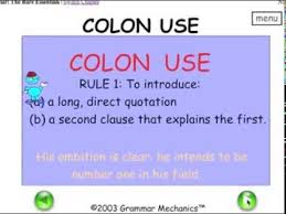 Is a punctuation mark consisting of two equally sized dots placed one above the other on the same vertical line. Teach The Colon Punctuation Easy English Grammar Youtube