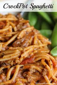 Crockpot Spaghetti Crockpot Recipes Slow Cooker Crockpot Spaghetti Recipe Crockpot Dinner