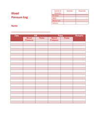 Make sure that each field has been filled in correctly. 30 Printable Blood Pressure Log Templates á… Templatelab