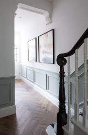 38 Super Ideas For Grey Wood Walls Paneling Hallways Wood Panel Walls Stairs Design Hallway Decorating