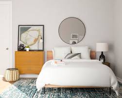 Small guest bedroom layout for a small guest bedroom layout rather than shove the bed against one wall to give the illusion of more space try to leave an aisle to either side of the bed which will improve the flow of the room. 7 Small Bedroom Design Ideas 2020