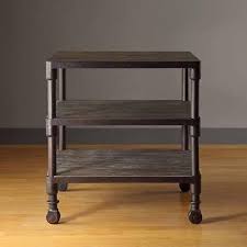 Copy Cat Chic Restoration Hardware Dutch Industrial Side Table Wood End Tables Rustic End Tables End Tables