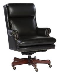 Hekman 79252 29 Inch Wide Wood Framed Leather Office Chair With Pneumatic Lift A Black Indoor Furniture Chai Executive Leather Office Chair Hekman Office Chair