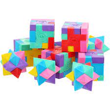How to solve the rubik's cube? Puzzle Cube Erasers Party Favour 12 Pack Multi Big W