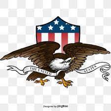 American Eagle Shield Hand Painted Elements Of American Logo Ribbon National Flag National Bird Png Transparent Clipart Image And Psd File For Free Download American Logo Eagle Cartoon American Flag Clip