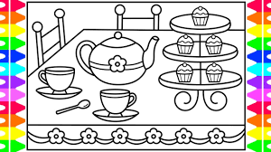 With those pieces, you will go through a hologram door. How To Draw A Teapot For Kids Teapot Drawing For Kids Teapot Coloring Page For Kids Youtube