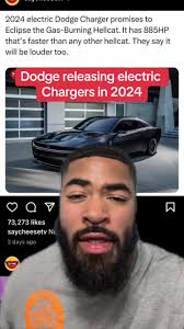 What do you think about this??🤔🤔#greenscreen #dodge #charger #electric  #fyp #carguy