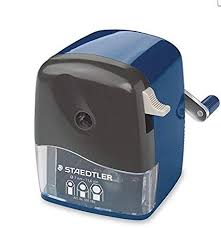 Staedtler Mars 501 180 Rotary Sharpener For Round Triangular Hexagonal Prisma Color Pencils Classic Manua Staedtler Pencil Sharpener Best Pencil Sharpener