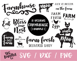Download Farmhouse Bundle Farmhouse Farmhouse Svg Bundle Cow Farm Fresh Oink Pig Kitchen Wall Art Quote Phrase Moo Sv Cricut Svg Quotes Svg Files Silhouette PSD Mockup Templates