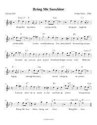 Browse our 10 arrangements of cover me in sunshine. sheet music is available for piano, voice, guitar and 14 others with 8 scorings in 3 genres. Bring Me Sunshine Sheet Music For Piano Solo Musescore Com