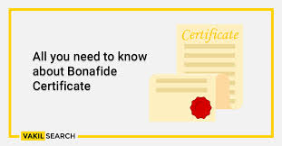 Maybe you would like to learn more about one of these? All You Need To Know About Bonafide Certificate Vakilsearch