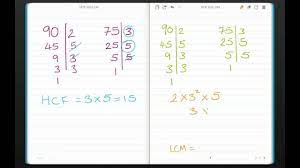 The lcm of two numbers is 495 and their hcf is 5. Finding The Hcf And Lcm Of Two Numbers By Hand Youtube
