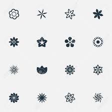 Aphananthous (of flowers) inconspicuous or unshowy, as opposed to phaneranthous or showy. Vector Illustration Set Of Simple Flower Icons Elements Larkspur Narcissus Crocus And Other Synonyms Lily Natural And Gerberas Royalty Free Cliparts Vectors And Stock Illustration Image 75632225