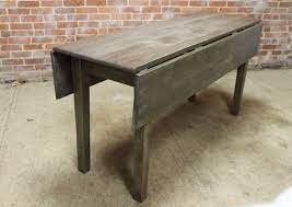 Drop Leaf Tables Built To Order From Reclaimed Wood Ecustomfinishes Rustic Kitchen Tables Drop Leaf Table Leaf Table