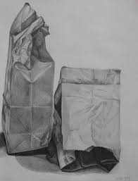Two Paper Bags Thekellyyang This is a print of my original drawing done in pencil on paper. two paper bags thekellyyang