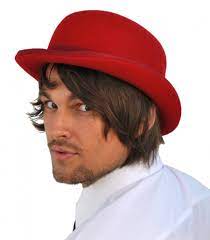 Rocking The Manly Red Bowler Hats Bowler Hat Hats For Men