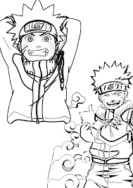 Dibujos de naruto para colorear, imprimir e descarga gratis. Pequeno Naruto Uzumaki Razukraski Com