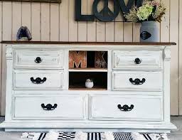 I can't believe how amazing this custom media center turned out! Bone White Farmhouse Dresser Farmhouse Dresser White Farmhouse Home Decor