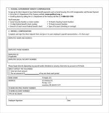 free 7 sample direct deposit authorization form examples in pdf ms word