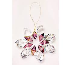 Tutoriels Diy Gratuits Perles Co Swarovski Christmas Ornaments Swarovski Christmas Crystal Ornaments Diy