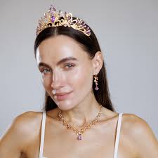 Buy Purple Pageant Crown Online In India