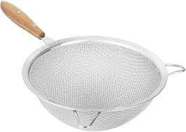 Get fine mesh kitchen strainer delivered to your door. Amazon Com Fine Mesh Strainer With 9 Inch Large Stainless Steel Double Fine Mesh And Reinforced Frame And Comfortable Wooden Handle Grip Designed For Chefs And Kitchen 9 Inch Kitchen Dining