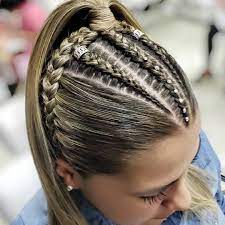 Braids Trenzas Hairstyle Hair Hairstyles Peinado Peinados Trenzas Para Cabello Largo Monos Con Trenzas Peinados Con Trenzas Media Melena