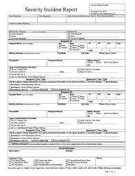 Security Guard Report Form Fill Out And Sign Printable Pdf Template Signnow