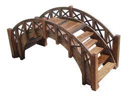 Samsgazebos Fairy Tale Garden Bridge With Decorative Lattice Railings And Samsgazebos Diy Garden Structure Garden In The Woods Garden Stairs Garden Bridge
