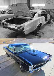 Before After 1967 Gto Hardtop 1967 Gto Gto Classic Car Restoration